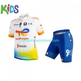 Enfant Combinaison Cycliste + Cuissard 2022 Team TotalEnergies N001